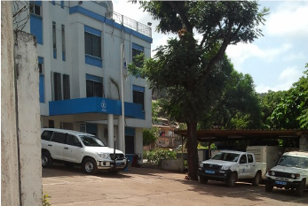 The WFP office building in Freetown