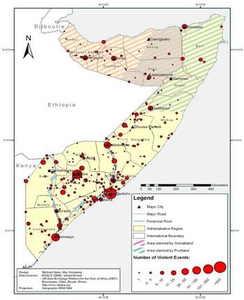Violent Events in Somalia