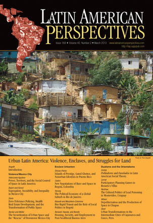 Cover: Latin American Perspectives