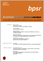 Cover: Brazilian Political Science Review