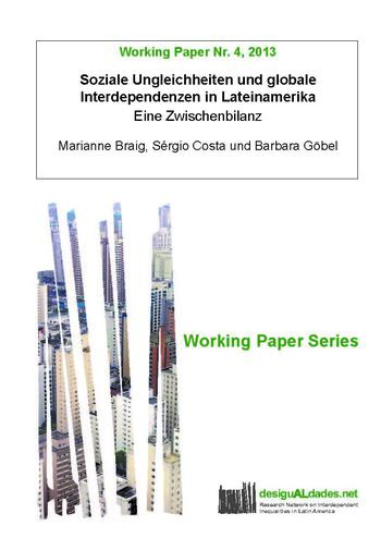 Cover: Working Paper Series. desiguALdades.net