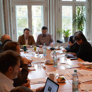 Workshop „Engaging Armed Groups“ im Veranstaltungsraum des SFB 700
