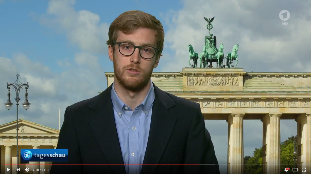 Tim Glawion on Tagesschau 24