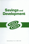 Cover: Savings and Development, 35 (1)