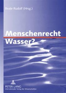 Cover: Menschenrecht Wasser