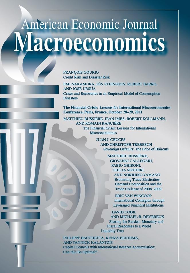 Cover American Economic Journal - Macroeconomics, 5 (3)