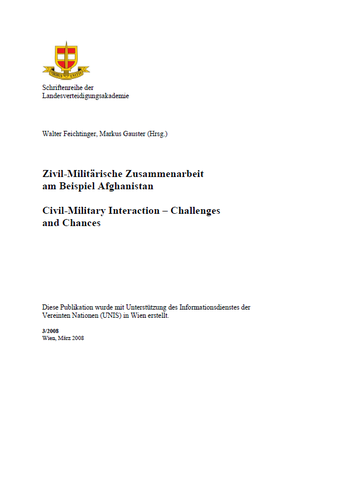 Cover: Zivil-Militärische Zusammenarbeit