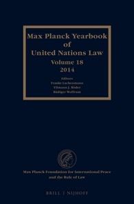 Cover: Max Planck Yearbook of United Nations Law (18)