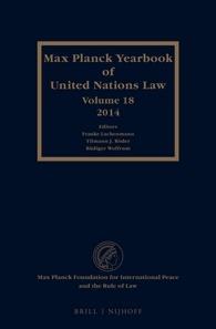 Cover: Max Planck Yearbook of United Nations Law (18)