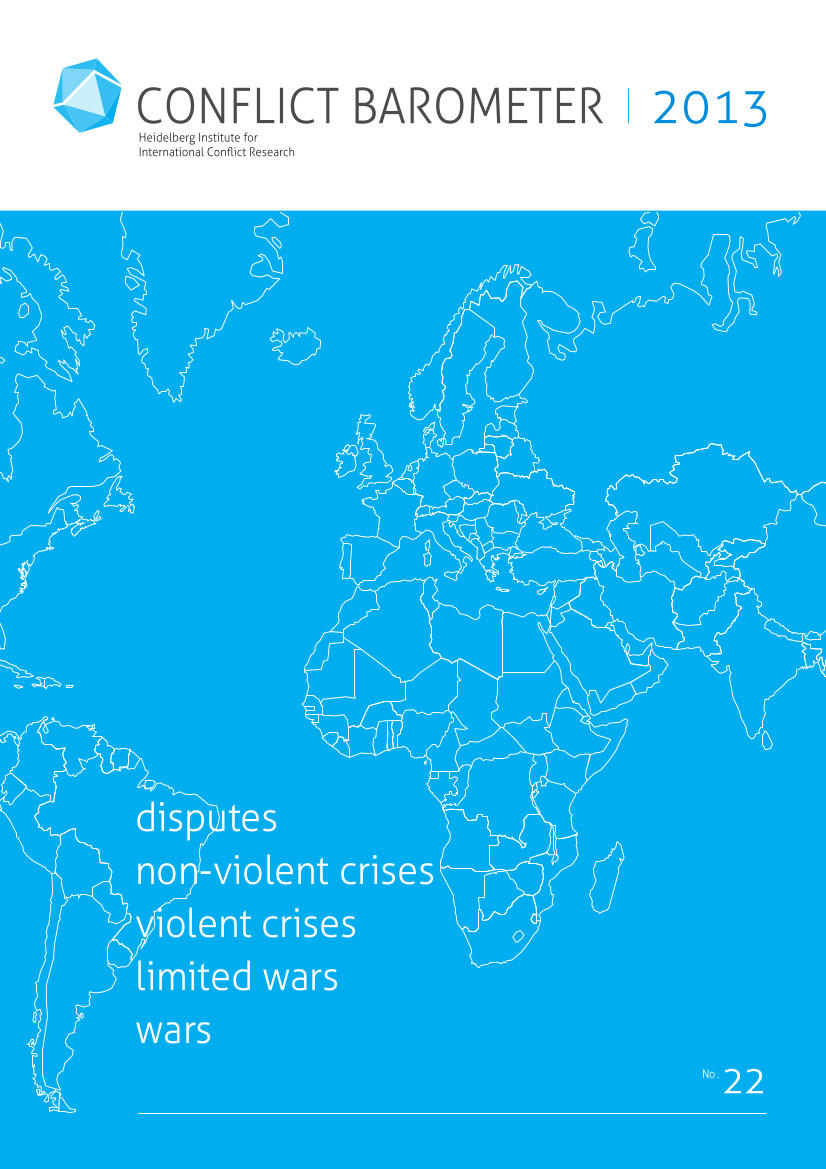 Cover: Conflict Barometer 2013