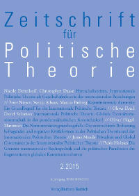 Cover: Zeitschrift für Politische Theorie