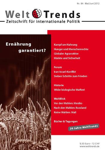 Cover: Welttrends. Zeitschrift für internationale Politik