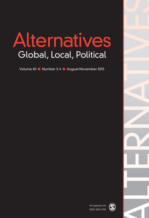 Cover: Alternatives: Global, Local, Political