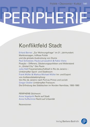 Cover: Peripherie. Politik, Ökonomie, Kultur. Konfliktfeld Stadt