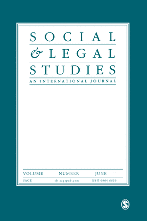 Cover: Social & Legal Studies