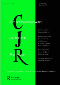 Cover: Journal Contemporary Justice Review