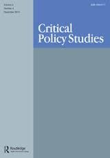 Cover: Critical Policy Studies