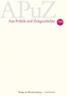 Cover: Aus Politik und Zeitgeschichte