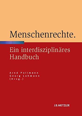 Cover: 'Menschenrechte: Ein interdisziplinäres Handbuch'
