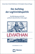 Cover: Der Aufstieg der Legitimitätspolitik