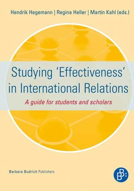 Cover: Studying 'Effectiveness' in International Relations