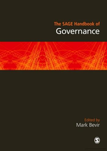 	 Cover: The SAGE Handbook of Governance