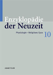 Cover: Enzyklopädie der Neuzeit 10. Physiologie – Religiöses Epos