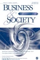 Cover: Business and Society, 53 (4)