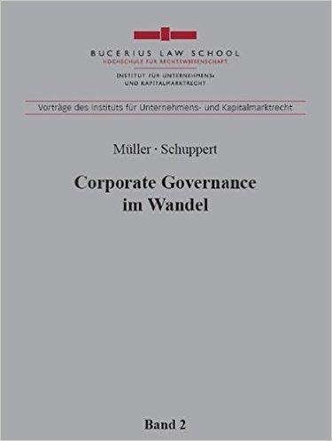 Cover: Corporate Governance im Wandel