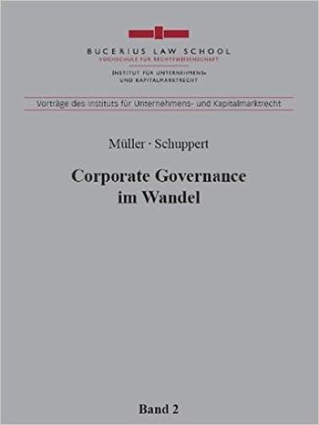 Cover: Corporate Governance im Wandel