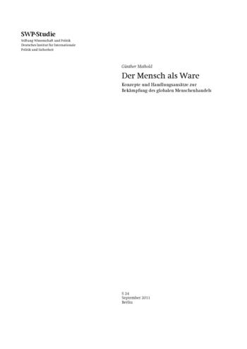 Cover: SWP-Studie