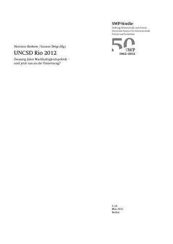 Cover: SWP-Studie