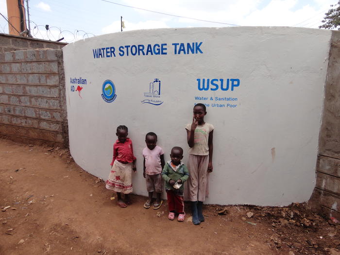Water tank Kibera Kambi Muru