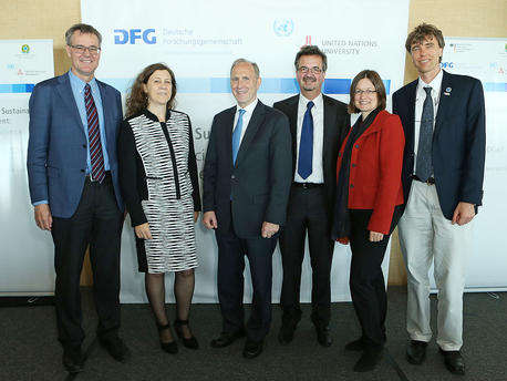 Marianne Beisheim auf der DFG-UNU-Konferenz