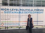 Dr. Marianne Beisheim auf dem HLPF